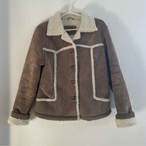 Vintage Guess Sherpa Jacket